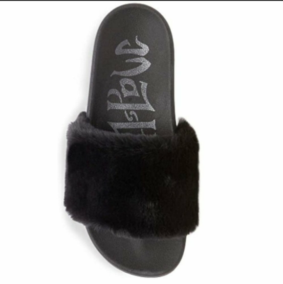 🛍4 pair Lot!🛍Women's Faux Fur Slide Sandals - Picture 3 of 3